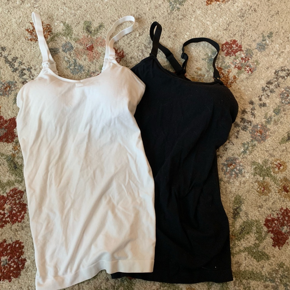 2 small Auden nursing tanks